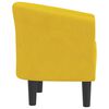 vidaXL Sillón de terciopelo amarillo