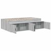 vidaXL Estructura de cama Gris Sonoma 90 x 200 cm Madera contrachapada