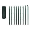 vidaXL Set de euro valla acero verde 10x1,5 m