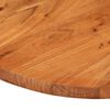 vidaXL Tablero de mesa ovalado madera maciza de acacia 90x40x3,8 cm