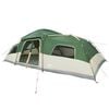 vidaXL Tienda Familiar con cubierta impermeable 18 personas Verde