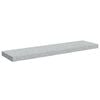 vidaXL Estante flotante de pared gris hormig&oacute;n MDF 90x23,5x3,8 cm
