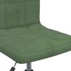 vidaXL Sillas de comedor giratorias 4 uds terciopelo verde oscuro