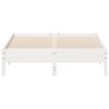 vidaXL Estructura de cama sin colchón madera de pino blanca 140x190 cm