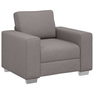 vidaXL Sill&oacute;n Taup&eacute; 100 cm tela