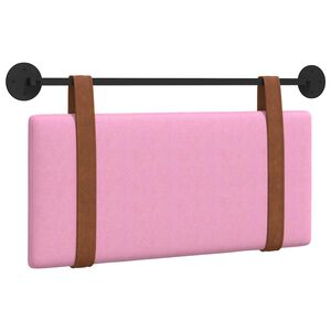vidaXL Cabecero colgante Rosa PU antiguo