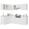 vidaXL Conjunto de armarios de cocina "Lyon" de 11 piezas de madera de ingenier&iacute;a blanca