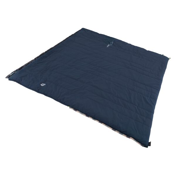 Outwell Saco de dormir Camper Lux cremallera izquierda azul
