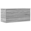 vidaXL Caja de almacenaje madera ingenier&iacute;a gris Sonoma 100x42x46 cm