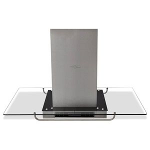 vidaXL Campana extractora para cocina isla con pantalla LCD