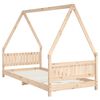 vidaXL Estructura de cama para niños madera maciza de pino 90x200 cm