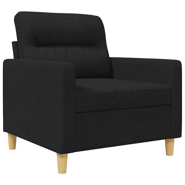 vidaXL Sill&oacute;n de tela negro 60 cm