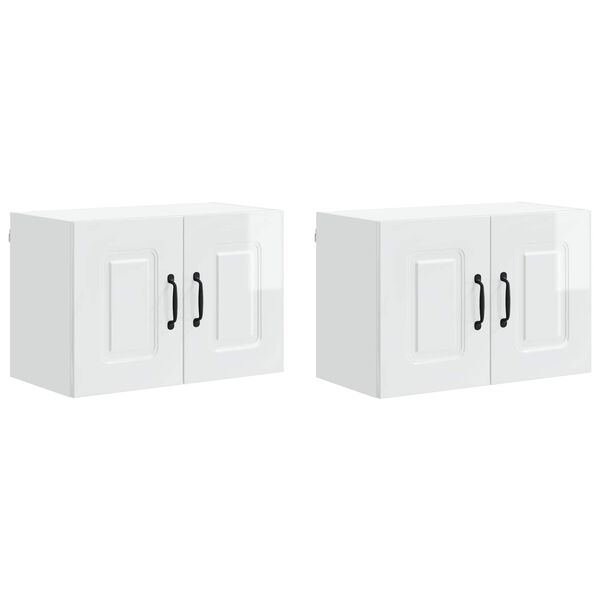 vidaXL Mueble de Cocina Kalmar 2 pcs brillante 60 x 31 x 40 cm