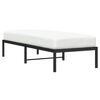 vidaXL Estructura de cama de metal negro 80x200 cm