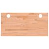 vidaXL Tablero de escritorio madera maciza de haya 100x50x1,5 cm