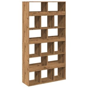 vidaXL Separador de ambientes madera roble artisian 100x33x187,5 cm