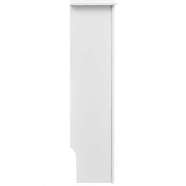 vidaXL Cubierta para radiador MDF blanco 172 cm