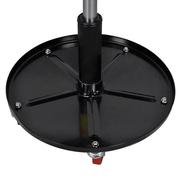 vidaXL Taburete mec&aacute;nico ajustable con ruedas para taller o garaje