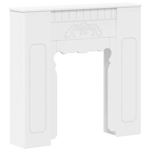 vidaXL Marco de chimenea Blanco 93 x 20 x 89 cm Madera de ingenier&iacute;a