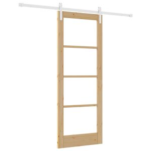 vidaXL Puerta Corredera ORKDAL Natural 78 x 202 cm