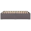vidaXL Estructura de cama sin colchón cuero sintético gris 120x200 cm