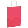 vidaXL Bolsas de papel con asas 50 uds rosa 21x11x28 cm