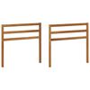 vidaXL Descansabrazos 2 pcs Natural 79 x 4 x 73 cm