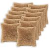 vidaXL Funda de almohada 12 pcs HEERLEN Topo 50 x 50 cm Fleece PV