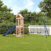 vidaXL Parque infantil de exterior madera maciza Douglas