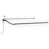 vidaXL Toldo Retr&aacute;ctil El&eacute;ctrico Blanco y Antracita 2,5 x 2 m