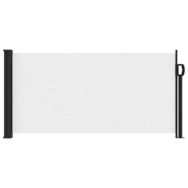 vidaXL Toldo lateral retr&aacute;ctil blanco 100x300 cm
