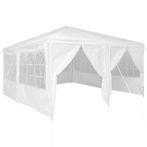 vidaXL Carpa de Fiesta 400 x 400 x 266 cm Polietileno
