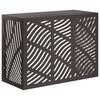 vidaXL Funda para Aire Acondicionado Negro 110 x 50 x 80 cm Acero