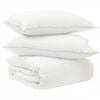vidaXL Juego de Edred&oacute;n 2 uds. 155 x 220 cm Verano 150 gsm Blanco