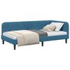 vidaXL Estructura de cama en esquina Azul 90 x 190 cm Terciopelo