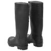 vidaXL Botas de agua negro n&uacute;mero 39 PVC