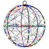 vidaXL Luz de adorno navide&ntilde;o 200 LED Multicolor Di&aacute;metro 20 x 22 cm