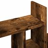 vidaXL Organizador escritorio madera roble ahumado 34,5x15,5x35,5 cm