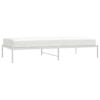 vidaXL Estructura de cama sin colchón metal blanco 100x200 cm