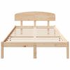 vidaXL Estructura de cama Natural 140 x 190 cm Madera de pino macizo