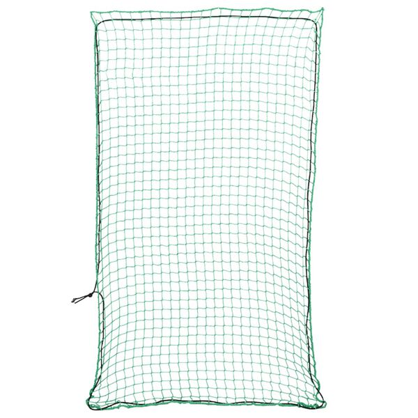 vidaXL Red de remolque con cuerda el&aacute;stica PP verde 4x2,5 m