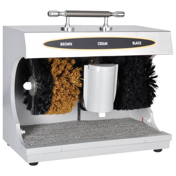 vidaXL Máquina limpiabotas pulidora de zapatos eléctrica automática