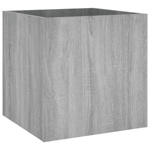 vidaXL Jardinera Sonoma gris 40x40x40 cm madera de ingenier&iacute;a