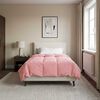 vidaXL Edred&oacute;n de Todo el A&ntilde;o Acolchado Rosa 140 x 220 cm Microfibra