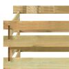 vidaXL Compostador de listones madera pino impregnada 100x100x80 cm