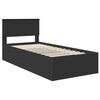 vidaXL Estructura de cama Negro 100 x 200 cm Madera de ingenier&iacute;a