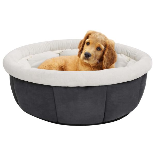 vidaXL Cama para perros gris 50x50x22 cm
