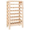 vidaXL Botellero madera maciza de pino 61,5x30x107,5 cm