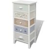 vidaXL Mueble de almacenaje estilo franc&eacute;s con 5 cajones madera