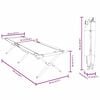 vidaXL Cama de Camping Plegable Bosque 193 x 69 x 45 cm Tela Oxford